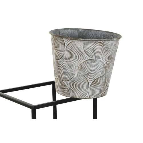 Tegla za biljke DKD Home Decor Siva Metal Istrošeno 34 x 34 x 71 cm Okruglo Cijena