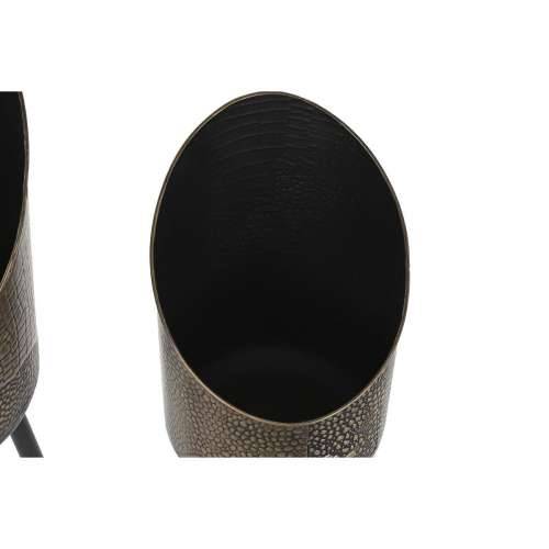 Set Tegli DKD Home Decor Crna Bakar Metal Vintage 26 x 26 x 70 cm Cijena