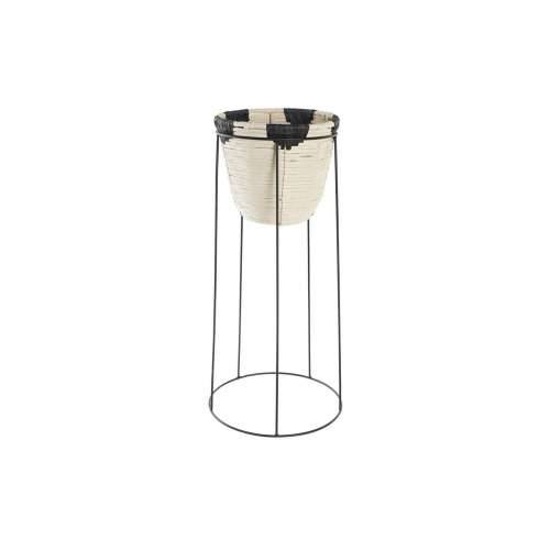 Tegla za biljke DKD Home Decor Prirodno Crna Metal Kolonijalni Vlakna (30 x 30 x 62 cm) Cijena