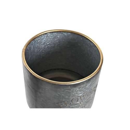 Set Tegli DKD Home Decor Crna Siva Metalizirani Metal Loft 25 x 25 x 46 cm Cijena