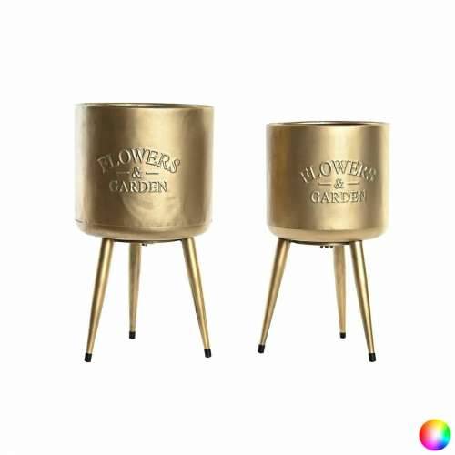 Set žardinjera DKD Home Decor 25,5 x 25,5 x 44 cm Metal (2 kom.) Cijena