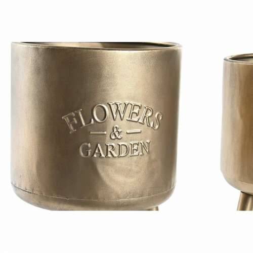Set žardinjera DKD Home Decor 25,5 x 25,5 x 44 cm Metal (2 kom.) Cijena