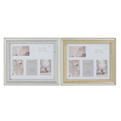 Okvir za sliku DKD Home Decor Luxury 46,5 x 2 x 40 cm Kristal Srebrna zlatan polistiren tradicionalan (2 kom.) Cijena