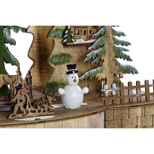 Božićni ukras DKD Home Decor Zelena Prirodno Drvo drvo Kuće 30 x 15 x 37 cm (3 kom.) Cijena