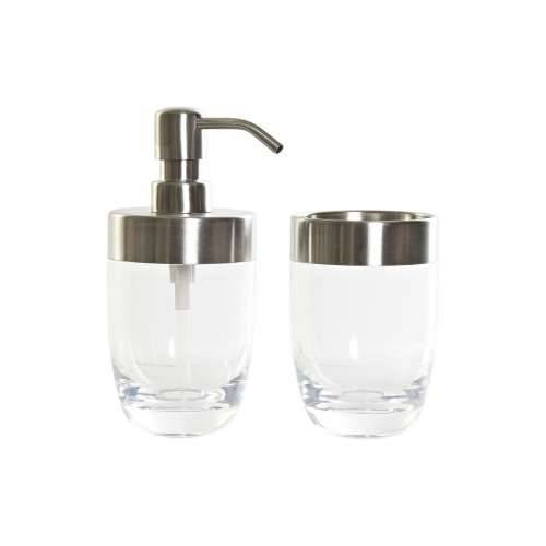 Set za Kupaonicu DKD Home Decor Providan Srebrna Aluminij polistiren Plastika 10 x 7,5 x 16,5 cm Cijena