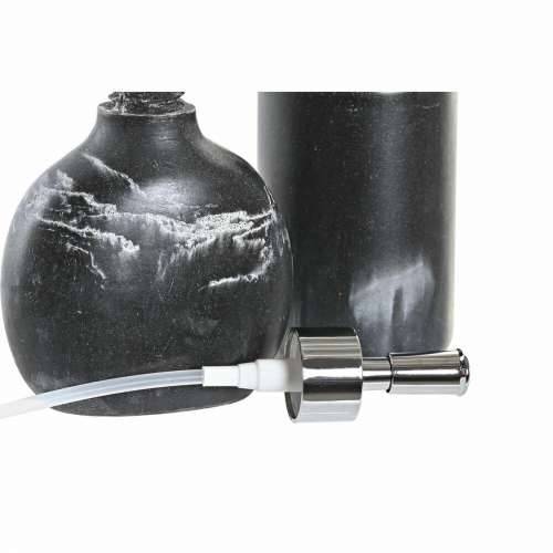 Set za Kupaonicu DKD Home Decor Crna Smola Plastika 11 x 6 x 17 cm 2 Dijelovi Cijena