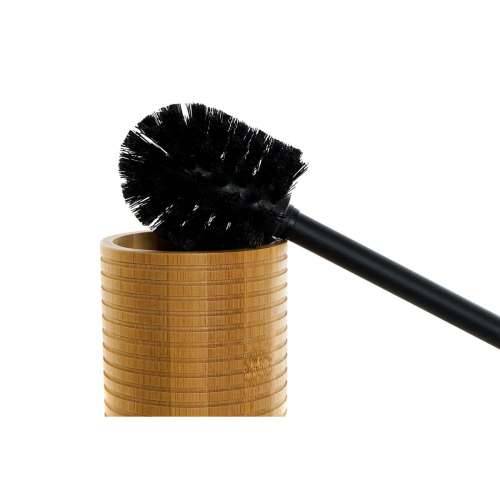 Set za Kupaonicu DKD Home Decor Crna 7 x 7 x 16,5 cm Prirodno (3 Dijelovi) Cijena