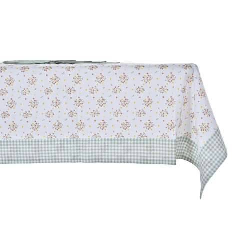 Set posteljine za stol DKD Home Decor Ziedi Zelena 150 x 150 x 0,5 cm Cijena