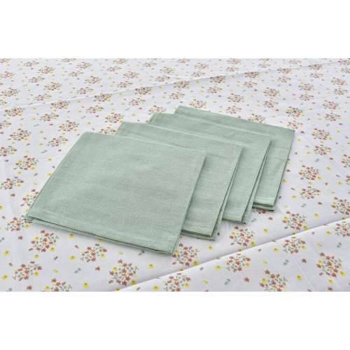 Set posteljine za stol DKD Home Decor Ziedi Zelena 150 x 150 x 0,5 cm Cijena