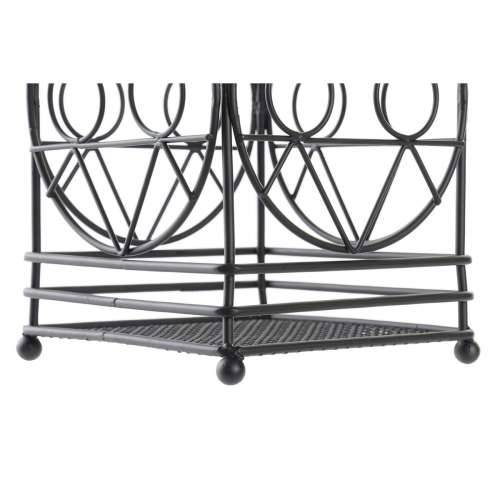 Ocjeđivač Pribora za Jelo DKD Home Decor Crna Metal geometrijski 12 x 12 x 20 cm Cijena