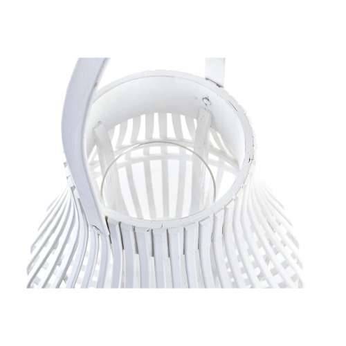Laternas stends DKD Home Decor Bijela Pisana Metal Bambus Kristal gradski 30 x 40 cm 29 x 29 x 34 cm Cijena