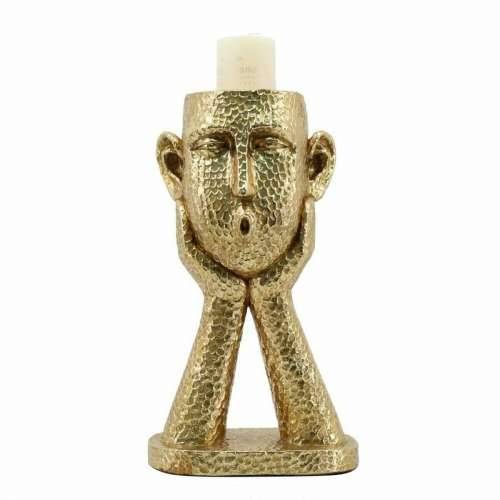 Svijećnjak DKD Home Decor zlatan Smola 18 x 13,5 x 31,5 cm Cijena