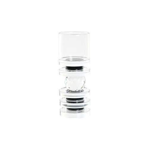 Svijećnjak DKD Home Decor Plava Crna Kristal 6 x 6 x 16 cm Cijena