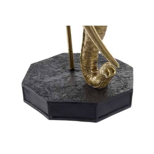 Ukrasna figura DKD Home Decor Crna zlatan Slon Orijentalno 60 x 36 x 73 cm Cijena