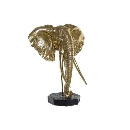 Ukrasna figura DKD Home Decor Crna zlatan Slon Orijentalno 60 x 36 x 73 cm Cijena