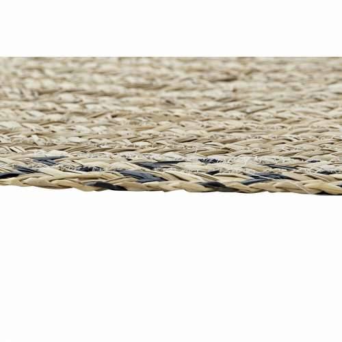 Tepih DKD Home Decor 140 x 0,5 x 140 cm Prirodno Poliester Dvobojan Tropsko Cijena