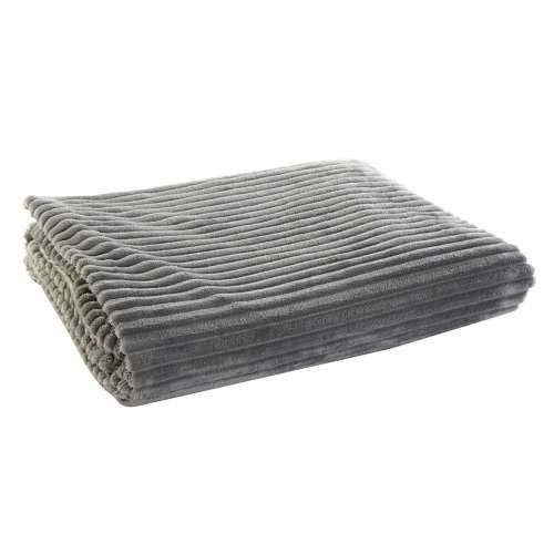 Deka DKD Home Decor 150 x 200 x 2 cm Siva osnovni Cijena