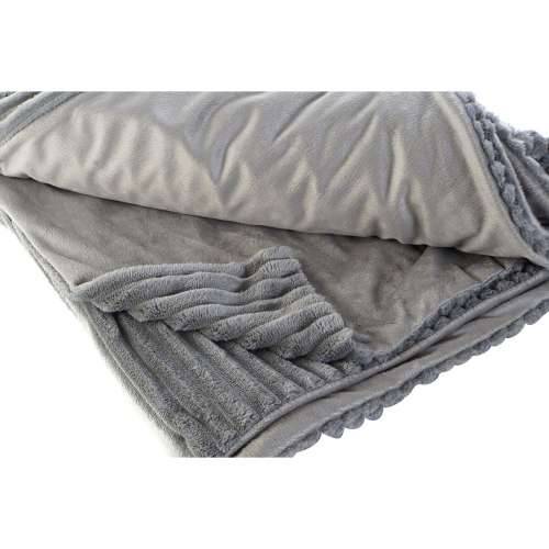 Deka DKD Home Decor 150 x 200 x 2 cm Siva osnovni Cijena