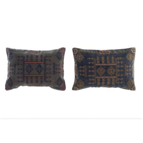 Jastuk DKD Home Decor Plava Oranžna Kvadratno Arap 50 x 10 x 35 cm (2 kom.) Cijena