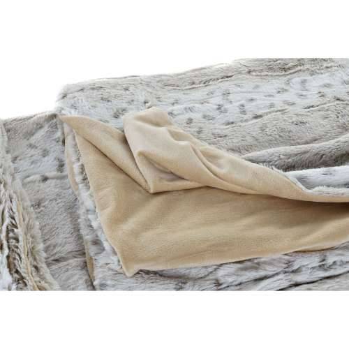 Deka DKD Home Decor Bijela Bež Životinja planina Divlje 150 x 200 x 2 cm 130 x 170 x 2 cm Cijena