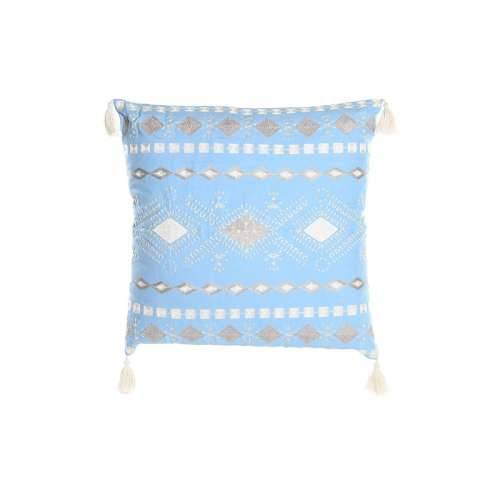 Jastuk DKD Home Decor Plava Bijela 60 x 20 x 60 cm Cijena