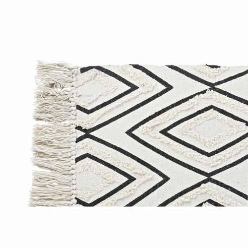 Tepih DKD Home Decor Crna Bijela (120 x 190 x 0,7 cm) Cijena