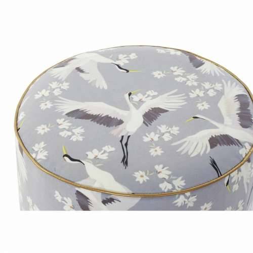 Naslonjač za Noge DKD Home Decor Plava Bijela Zelena Drvo Baršun Ptica Orijentalno 35 x 35 x 35 cm (2 kom.) Cijena