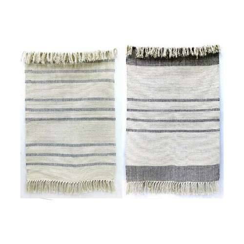 Tepih DKD Home Decor 200 x 290 x 0,75 cm Siva Poliester Bijela šiške Boho (2 kom.) Cijena