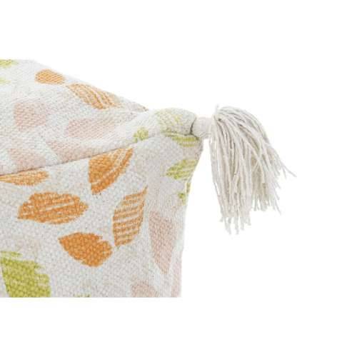 Floor cushion DKD Home Decor Bež Biljni list Shabby Chic 40 x 40 x 40 cm Cijena