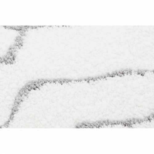 Tepih DKD Home Decor Bijela Siva rombi Scandi Ø 9,4 cm 120 x 180 x 3 cm Cijena