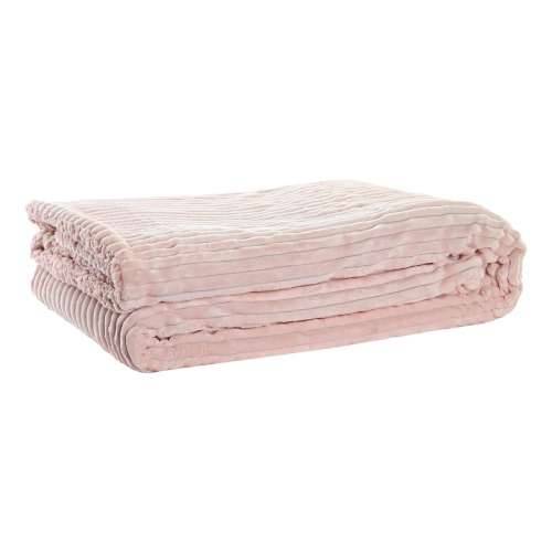 Deka DKD Home Decor 150 x 200 x 2 cm Roza Skandinavski Cijena