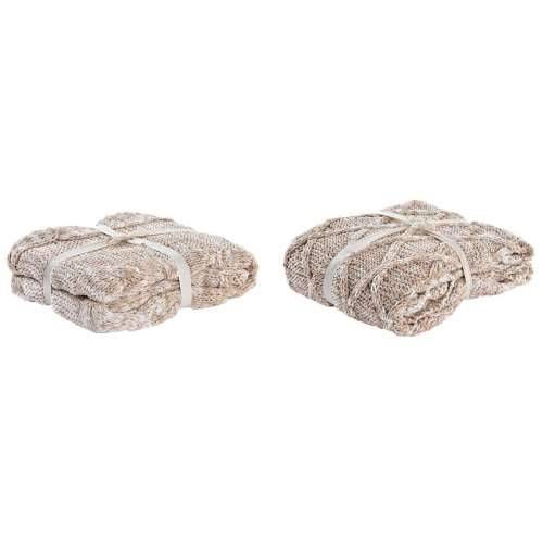 Plahte DKD Home Decor Svetlo roza 150 x 125 x 1 cm (2 kom.) Cijena