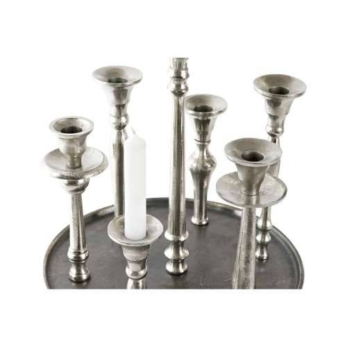 Svijećnjak DKD Home Decor 29 x 29 x 30 cm Aluminij moderan (2 kom.) Cijena