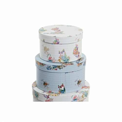Set Složivih Kutija za Pospremanje DKD Home Decor Karton gradski 37,5 x 37,5 x 18 cm Cijena