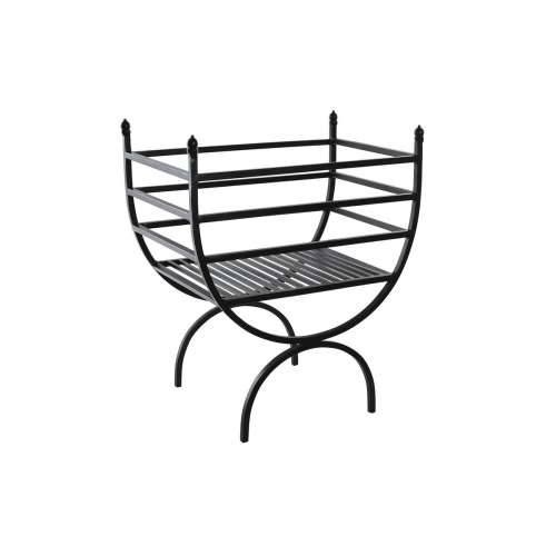 Drvarnica DKD Home Decor Crna Čelik 48 x 30 x 57 cm Stalak za Cjepanice Cijena