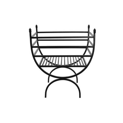 Drvarnica DKD Home Decor Crna Čelik 48 x 30 x 57 cm Stalak za Cjepanice Cijena