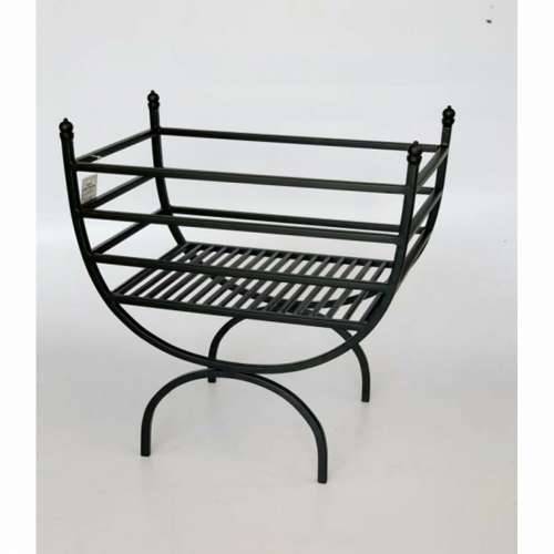Drvarnica DKD Home Decor Crna Čelik 48 x 30 x 57 cm Stalak za Cjepanice Cijena