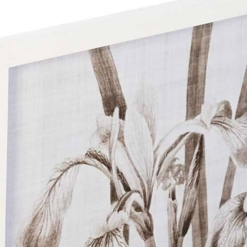 Slika DKD Home Decor Kristal Breza 55 x 70 x 2,5 cm 55 x 2,5 x 70 cm Ziedi (4 Dijelovi) Cijena