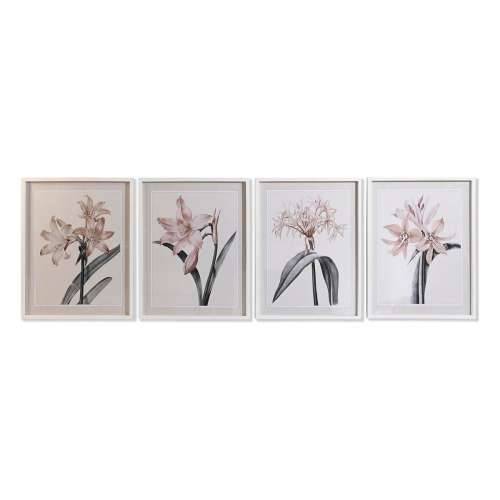Slika DKD Home Decor Kristal Breza 55 x 70 x 2,5 cm 55 x 2,5 x 70 cm Ziedi (4 Dijelovi) Cijena