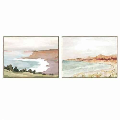 Slika DKD Home Decor Plaža 120 x 4 x 90 cm Cottage (2 kom.) Cijena