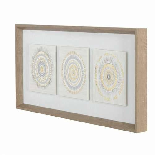 Slika DKD Home Decor 61 x 3,8 x 26 cm 63,5 x 4 x 28,6 cm krugovi Skandinavski (2 kom.) Cijena