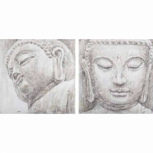 Slika DKD Home Decor Buda Orijentalno 80 x 3,5 x 80 cm (2 kom.) Cijena