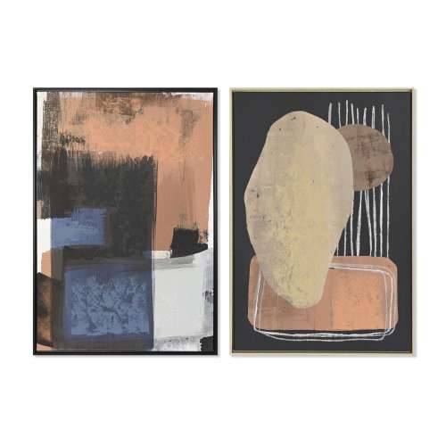 Slika DKD Home Decor Apstraktno gradski 83 x 4,5 x 123 cm 84 x 4,5 x 123 cm (2 kom.) Cijena