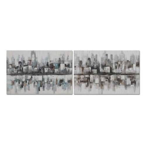 Slika DKD Home Decor 120 x 2,8 x 80 cm Apstraktno Loft (2 kom.) Cijena