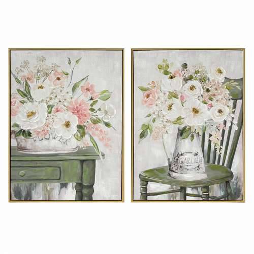 Slika DKD Home Decor Shabby Chic Vaza 60 x 3,5 x 80 cm (2 kom.) Cijena