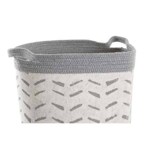 Set košara DKD Home Decor Siva Pamuk (3 Dijelovi) (35 x 35 x 40 cm) Cijena