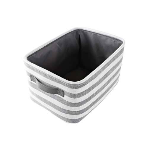 Set košara DKD Home Decor Siva Crte Pamuk (42 x 32 x 25 cm) (3 Dijelovi) Cijena