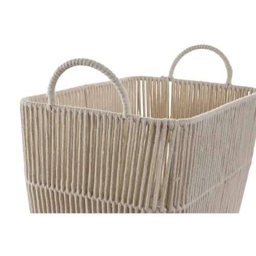 Set košara DKD Home Decor Bež Metal 39 x 29 x 31 cm 3 Dijelovi Cijena