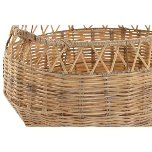 Set košara DKD Home Decor Prirodno Metal Polietilen 38 x 38 x 34 cm 38 x 38 x 27 cm 3 Dijelovi Cijena