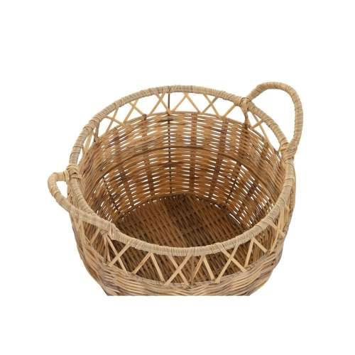 Set košara DKD Home Decor Prirodno Metal Polietilen 38 x 38 x 34 cm 38 x 38 x 27 cm 3 Dijelovi Cijena